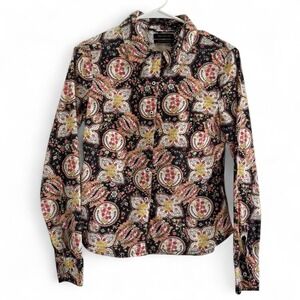 Urban Outfitters Petra Poplin 70s Slim Shirt